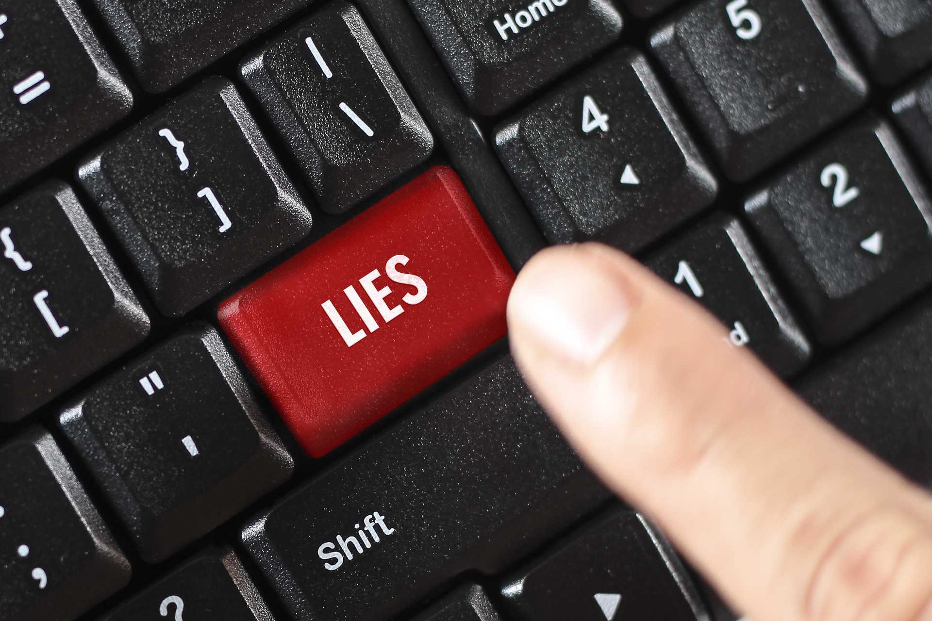 10% of us is demonstrably lying online